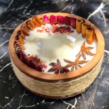 Pottery Candle